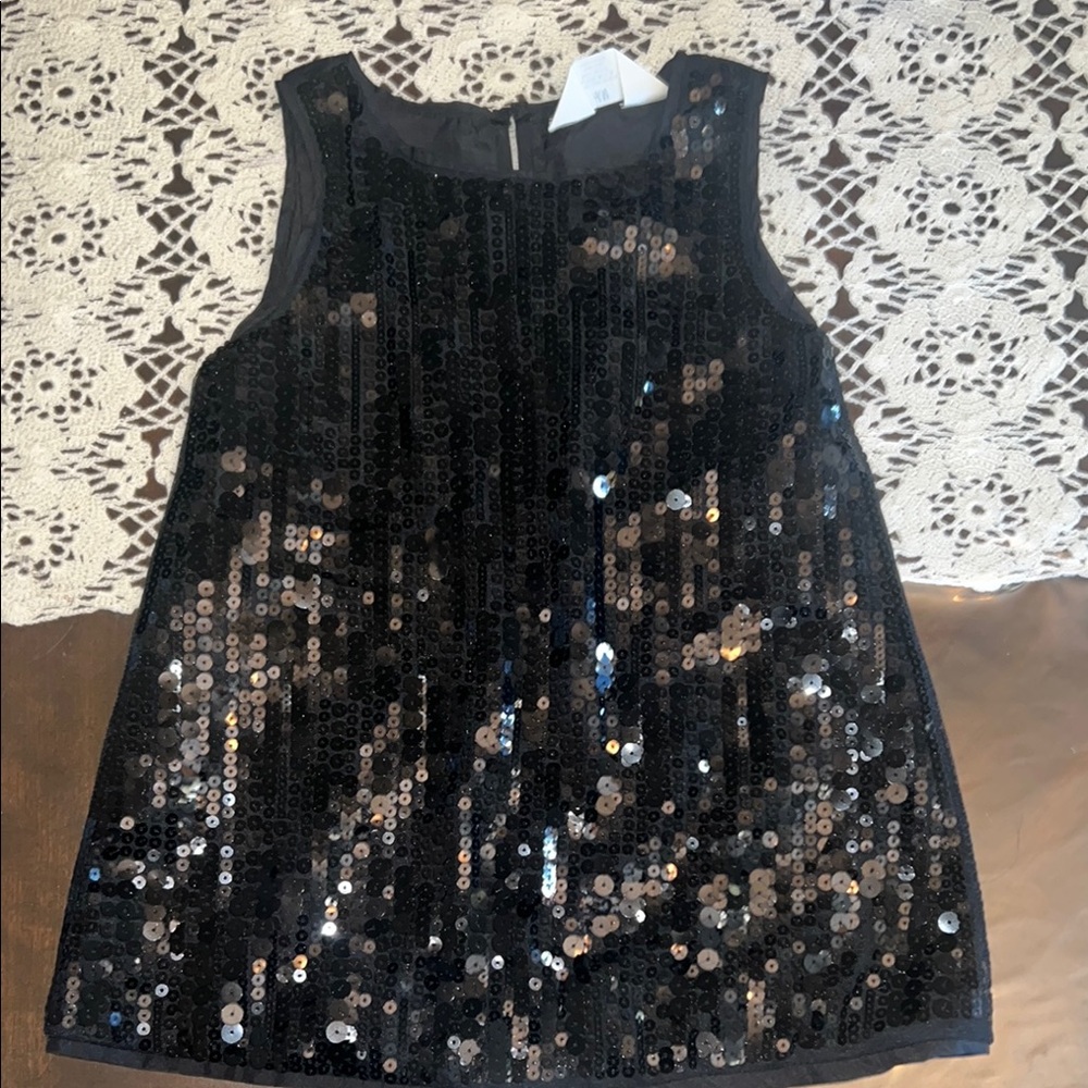 H&M Black Sequin Kids Formal Dress